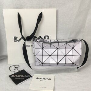 Baobao issey miyake crossbody bag white